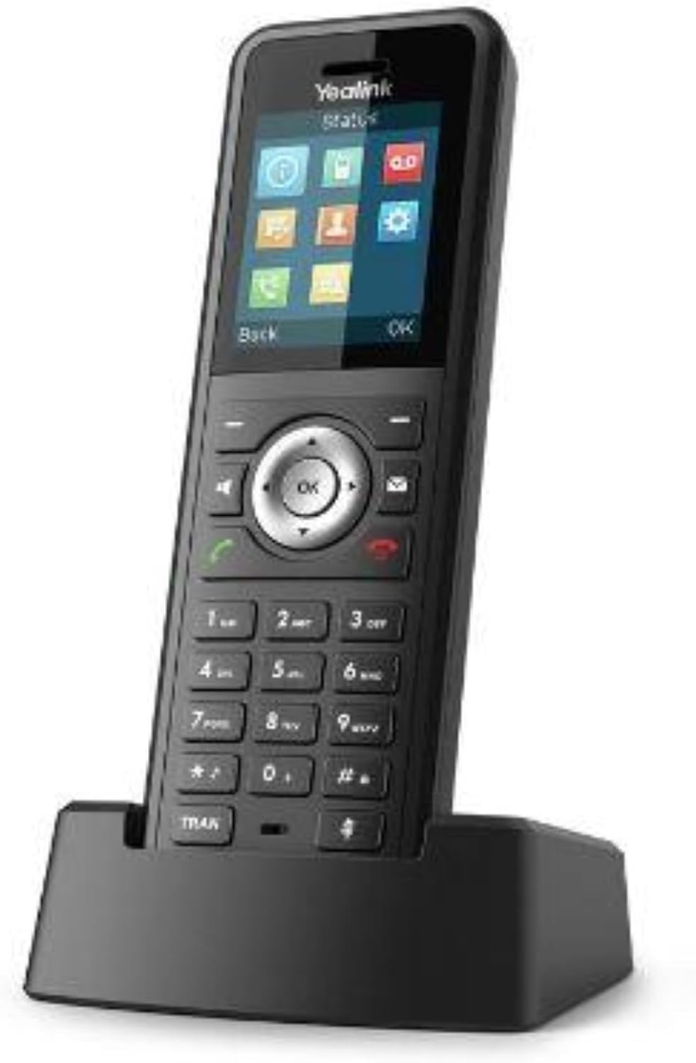 Yealink W59R Cordless Ruggedized DECT IP Phone - Black (Renewed)