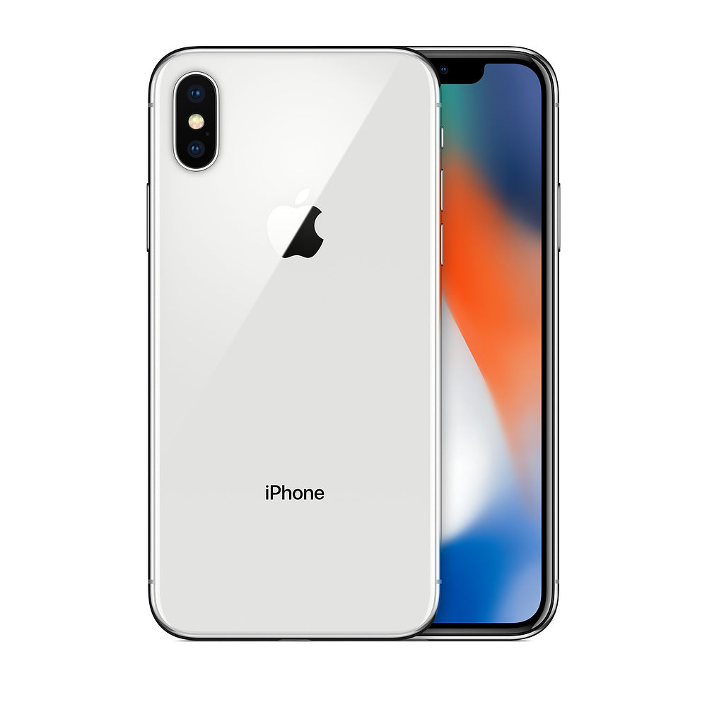 Apple iPhone X 64GB (Unlocked) - Silver (Refurbished)