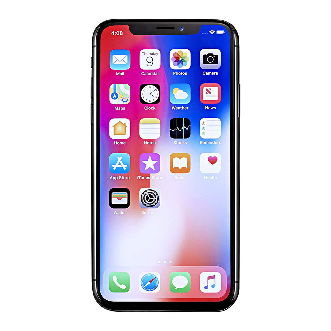 Apple iPhone X Smartphone, 5.8-Inch, 256GB, Unlocked All Carriers - Space Gray (Refurbished)