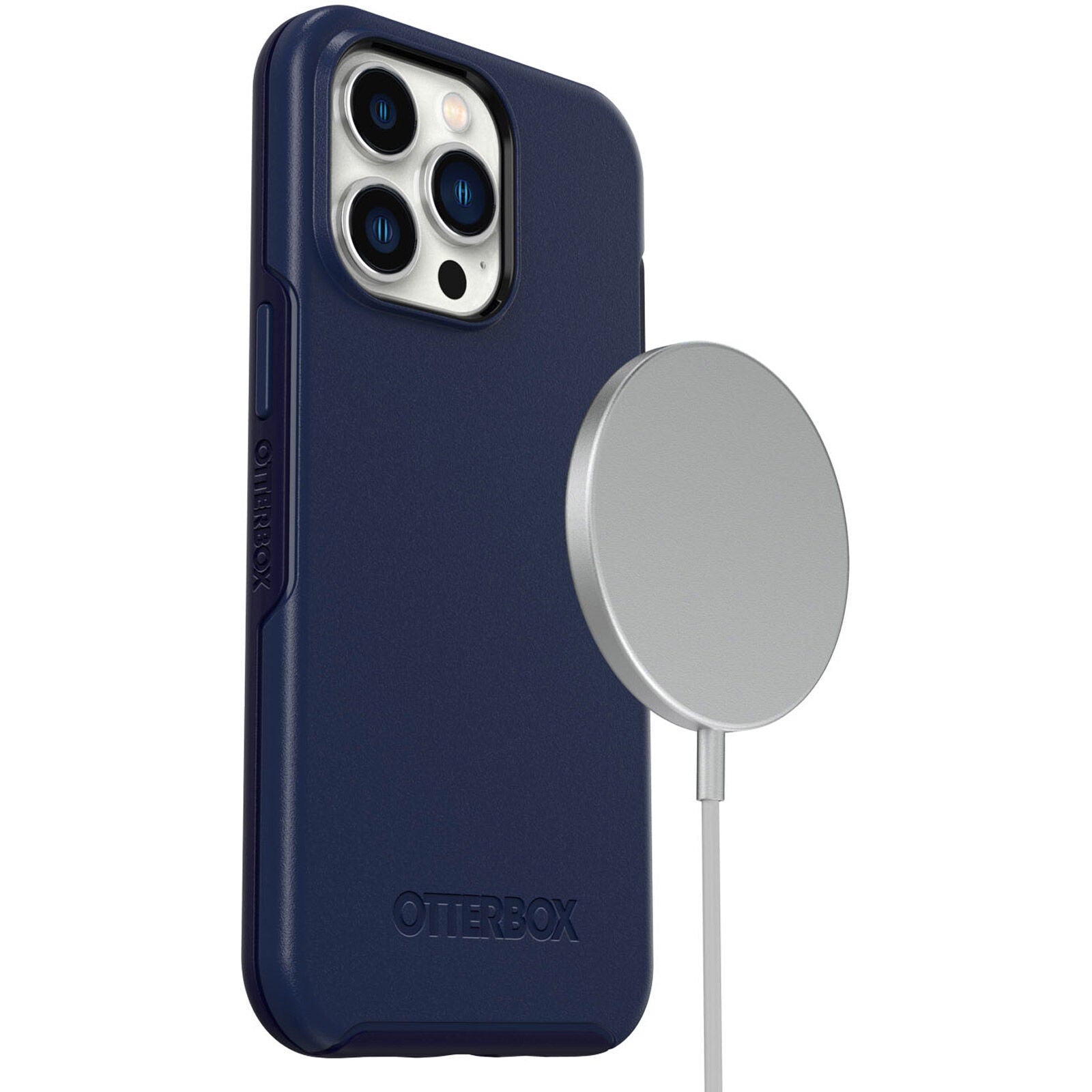 OtterBox Symmetry Series+ Antimicrobial Apple iPhone 13 Pro w/Magsafe - Navy Captain (New)