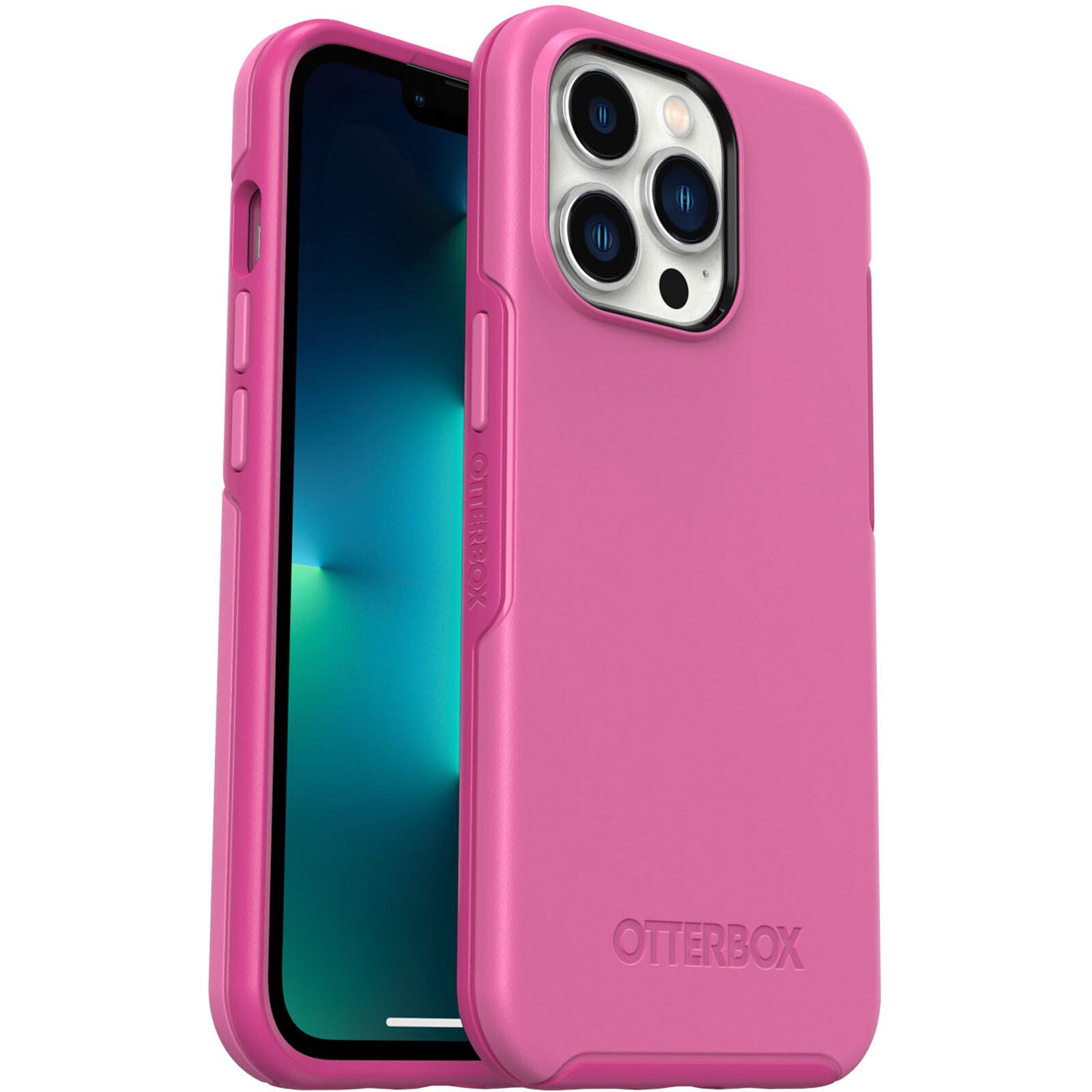 OtterBox SYMMETRY SERIES+ Case w/MagSafe for Apple iPhone 13 Pro - Strawberry Pink (New)