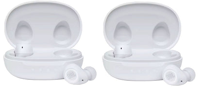 TWO PACK JBL Free II True Wireless In-Ear Bluetooth Headphones (2nd Gen) - White (New)
