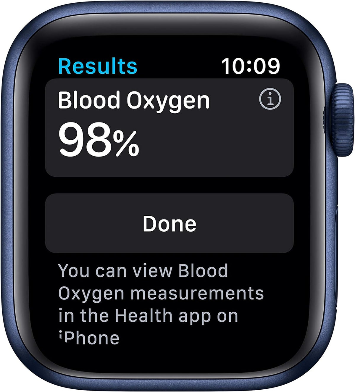 Apple Watch Series 6 GPS + LTE w/40MM - Blue Aluminum Case & Deep Navy Sport Band (Renewed)