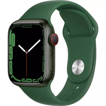 Apple Watch Series 7 (GPS + LTE) 41mm Green Aluminum Case &amp; Clover Sport Band (Used)