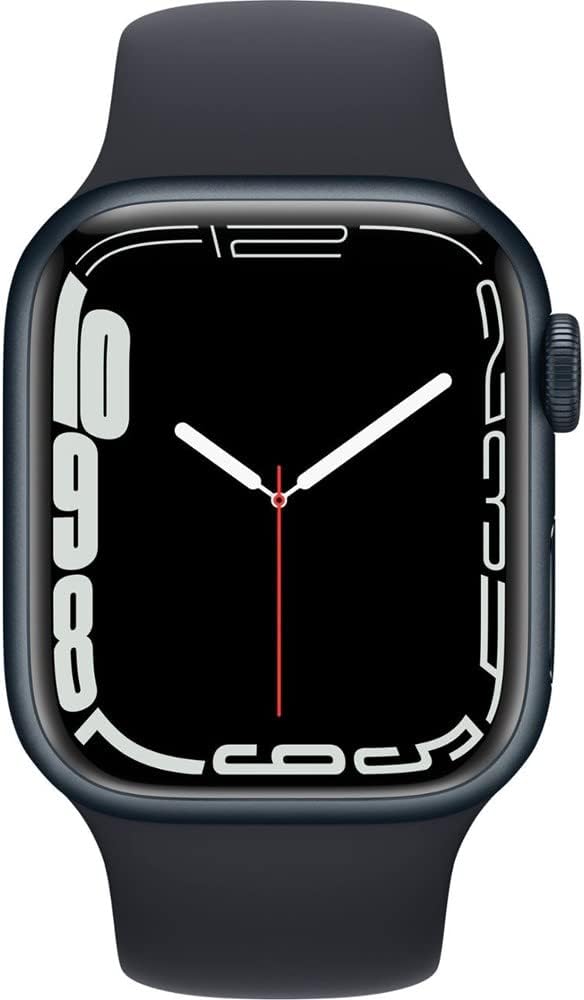 Apple Watch Series 7 GPS + LTE w/ 45MM Midnight Aluminum Case &amp; Black Sport Band (Used)