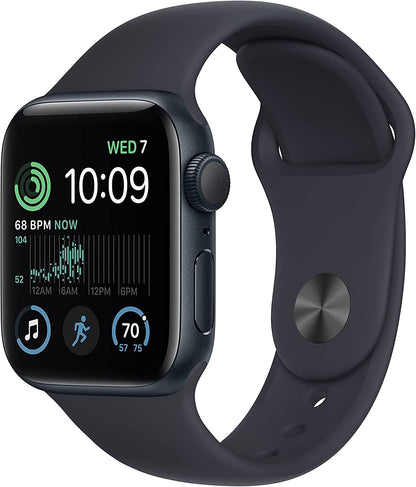 Apple Watch GPS+LTE SeriesSE2ndGen 40MM Midnight Aluminum Case Black Sport Band (Used)