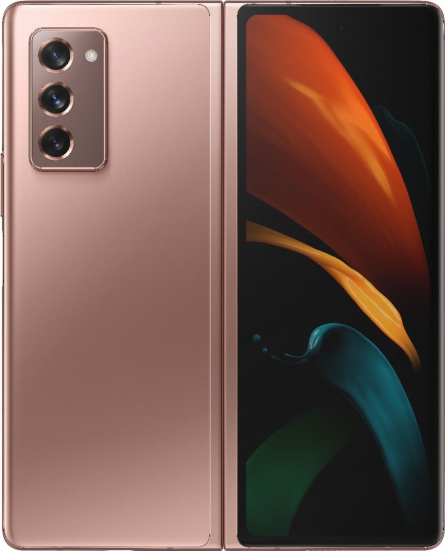 Samsung Galaxy Z Fold2 5G 256GB (Unlocked) - Mystic Bronze (Certified Refurbished)