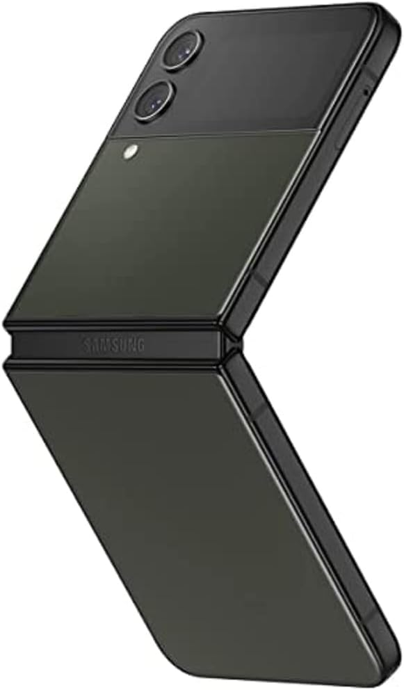 Samsung Z Flip4 - 256GB (Unlocked) - Bespoke Edition Khaki/Khaki/Black (Pre-Owned)