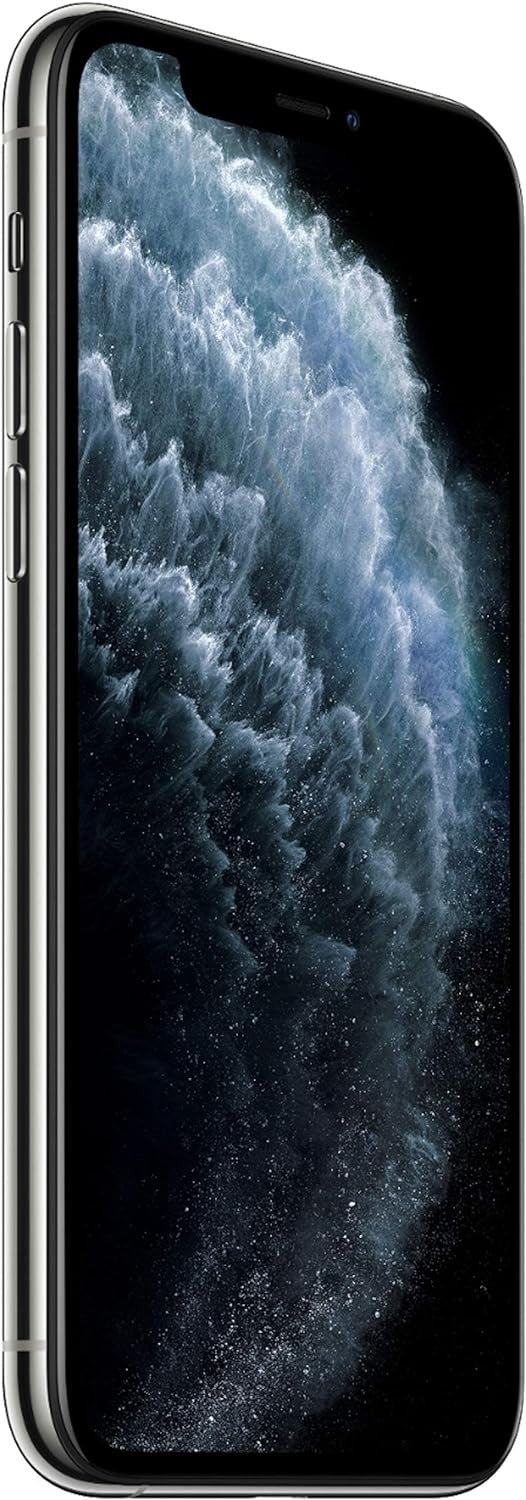 Apple iPhone 11 Pro Max 512GB (Unlocked) - Silver (Renewed)
