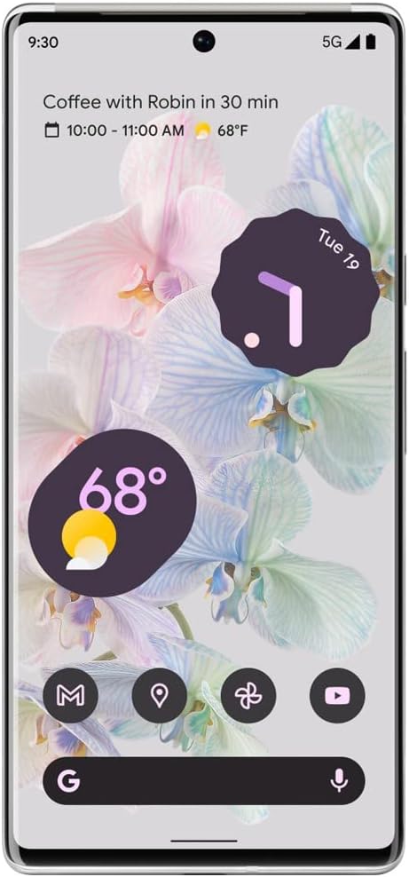 Google Pixel 6 Pro 128GB (Unlocked) - Cloudy White (Refurbished)