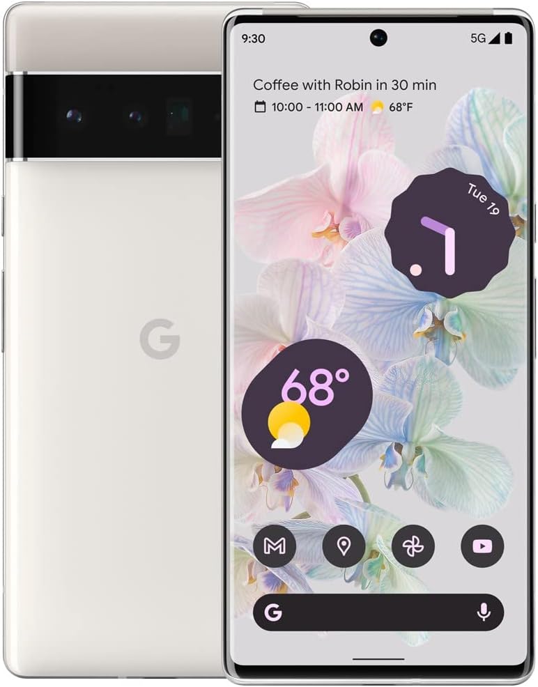 Google Pixel 6 Pro 128GB (Unlocked) - Cloudy White (Refurbished)