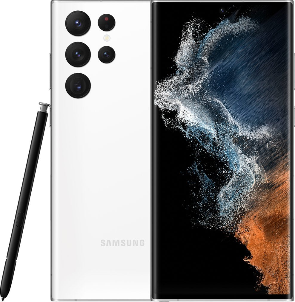 Samsung Galaxy S22 Ultra 256GB (AT&T Locked) - Phantom White (Used)