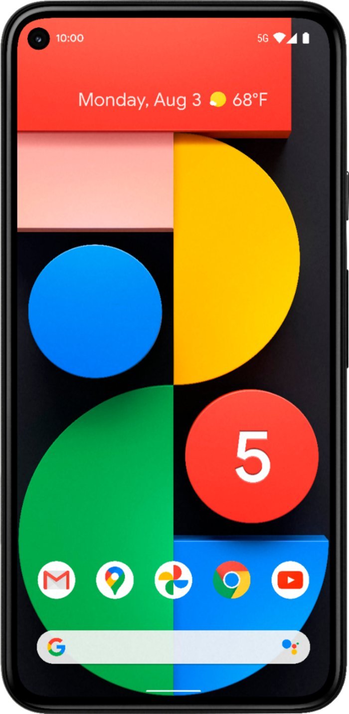 Google Pixel 5 5G 128GB (Unlocked) - Just Black (Refurbished)