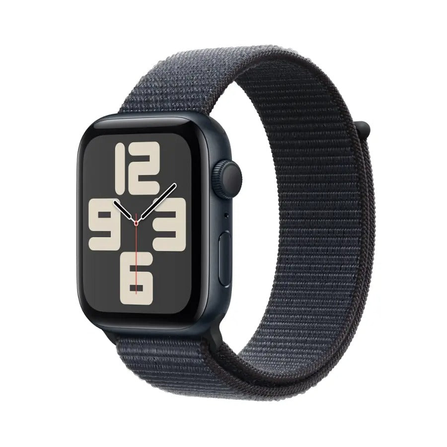 Apple Watch (GPS) Series SE 2nd Gen 44MM Midnight Aluminum Case Ink Sport Loop (Pre-Owned)