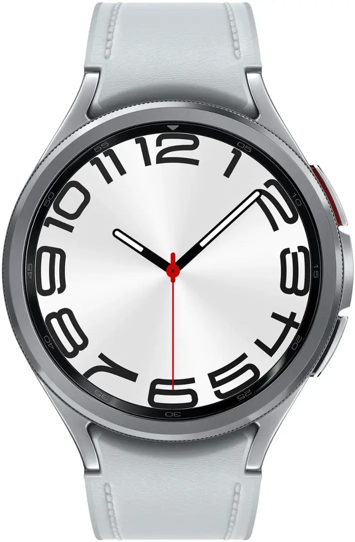 Samsung Galaxy Watch 6 Classic (Wifi + LTE) 47mm Silver Hybrid Eco-Leather Band (Used)