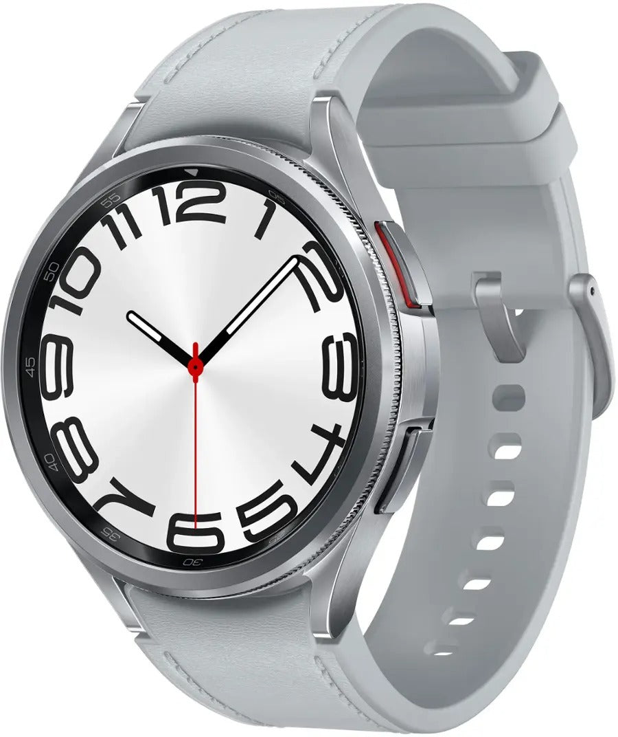 Samsung Galaxy Watch 6 Classic (Wifi + LTE) 47mm Silver Hybrid Eco-Leather Band (Used)