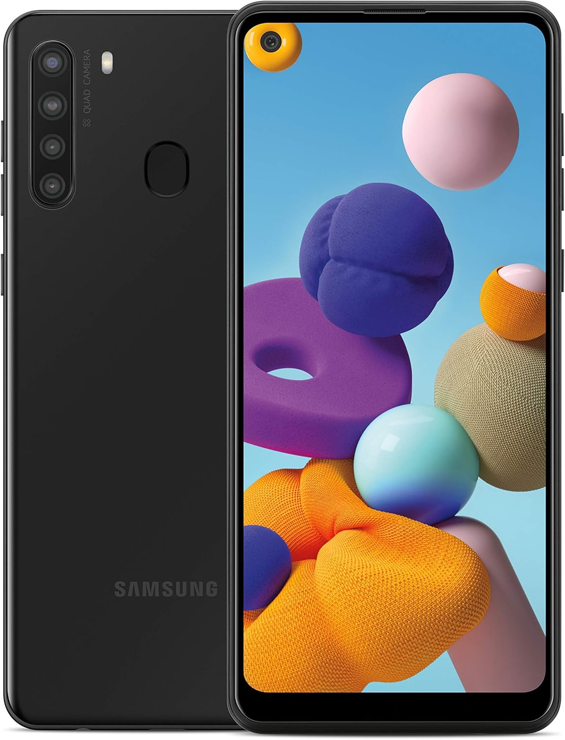 Samsung Galaxy A21 32GB (Unlocked) - Black (Pre-Owned)