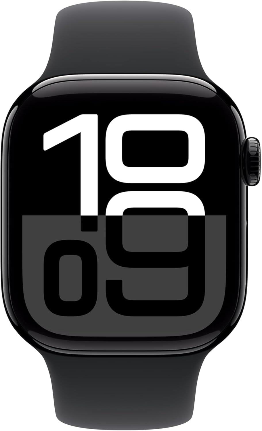 Apple Watch Series 10 (GPS) 42mm Jet Black Aluminum Case Black Sport Band (Used)